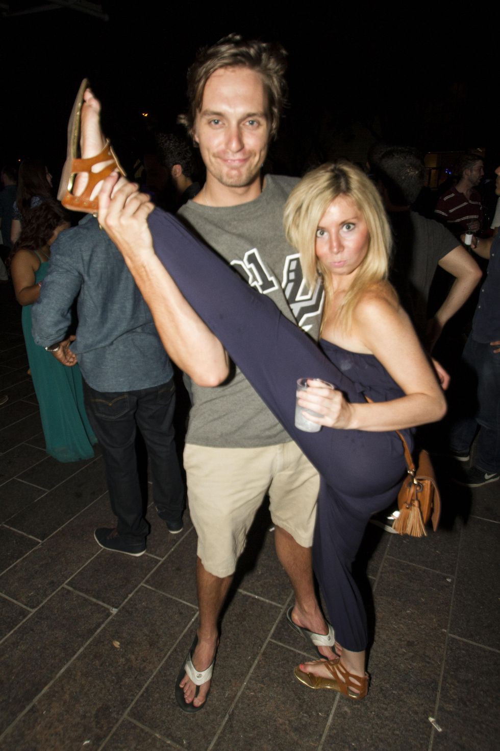 Casey Horn and Shayne Dalsen at the MFAH Mixed Media Party June 2014