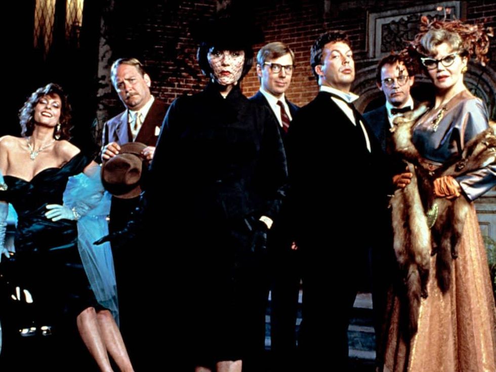 Cast from the film Clue