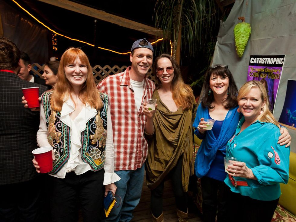 Catastrophic 20-year anniversary gala April 2013 Leslie Holland, Dolan Smith, Merry Schooley, Hilary Borow, Kathleen Boyd