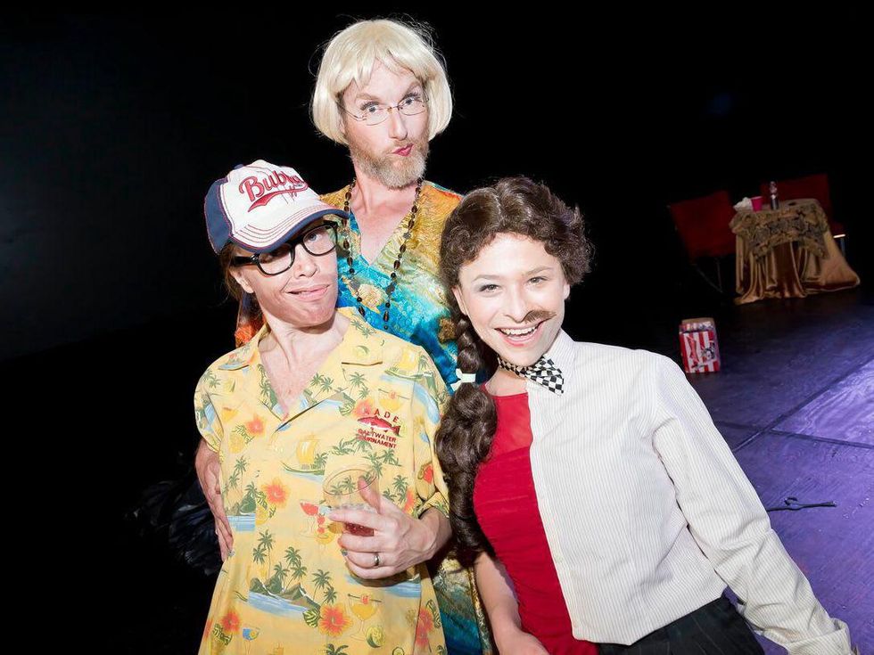 Catastrophic Theatre Drag Ball 2015 Carolyn and Jim Johnson, Sara Jo Dunstan