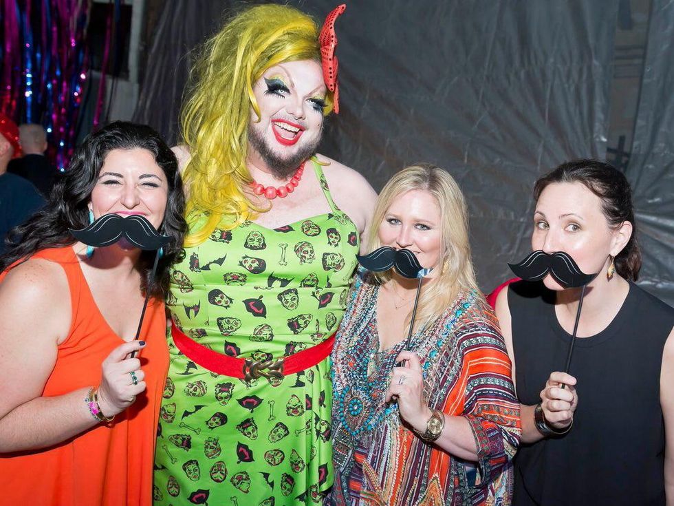 Catastrophic Theatre Drag Ball 2015 Dana Kantalis, Michael Dacus, Meredith Chastang and Kate Allen Stukenberg