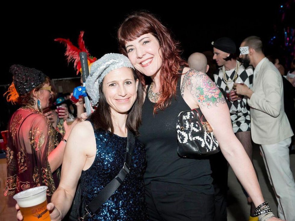 Catastrophic Theatre Drag Ball 2015 Hannah Sibiski, Farrah Braniff