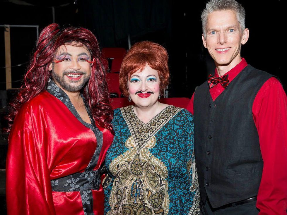 Catastrophic Theatre Drag Ball 2015 Sixto Wagan, Tamarie Cooper and Matthew Dirst