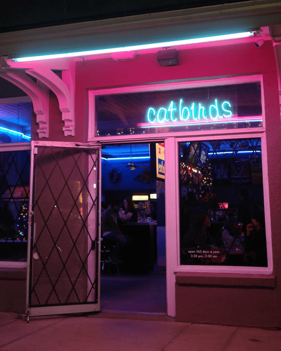 Catbirds Houston bar