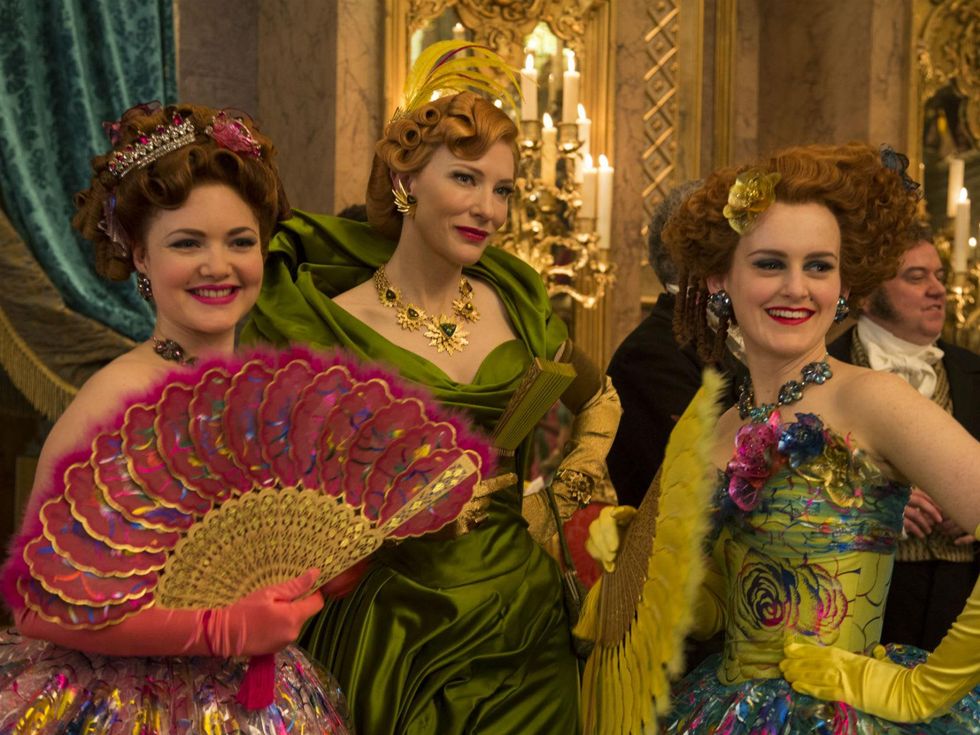 Cate Blanchett, Sophie McShera and Holliday Grainger in Cinderella