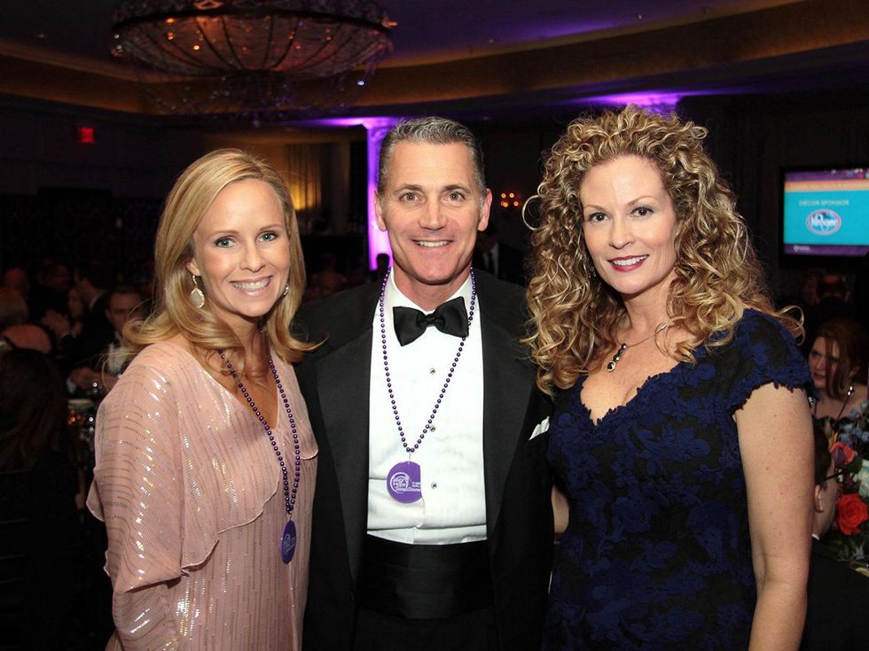 Catherine and Chris Hanslik, from left, and Pam Helm at the Devereux Gala February 2014