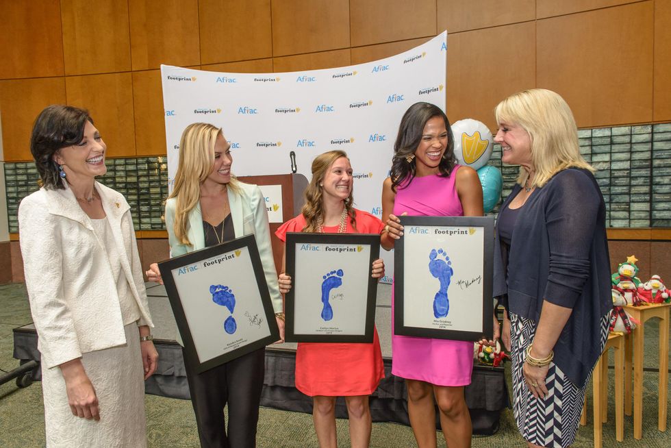 Catherine Blades, Kendra Scott,Caitlyn Mortus%2C Mia Gradney, Shannon Murray at Aflac Duckprints Awards at MD Anderso