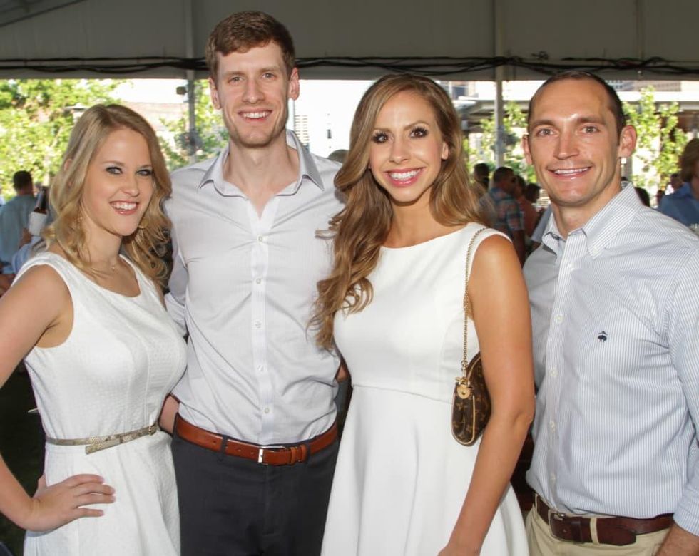 Catholic Charities Gala 5/16 Adam and Jenna Malden; Claire and Bret Howell