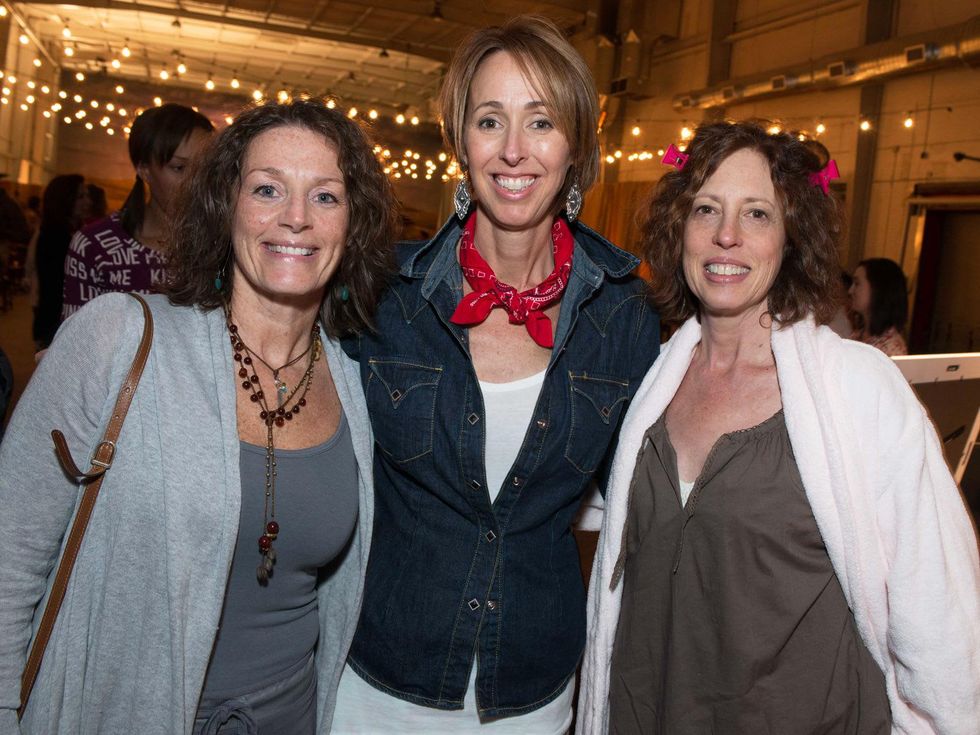 Cathy Crath, from left, Shannon Mann and Laurie Silver at the Hope Stone Gala March 2014
