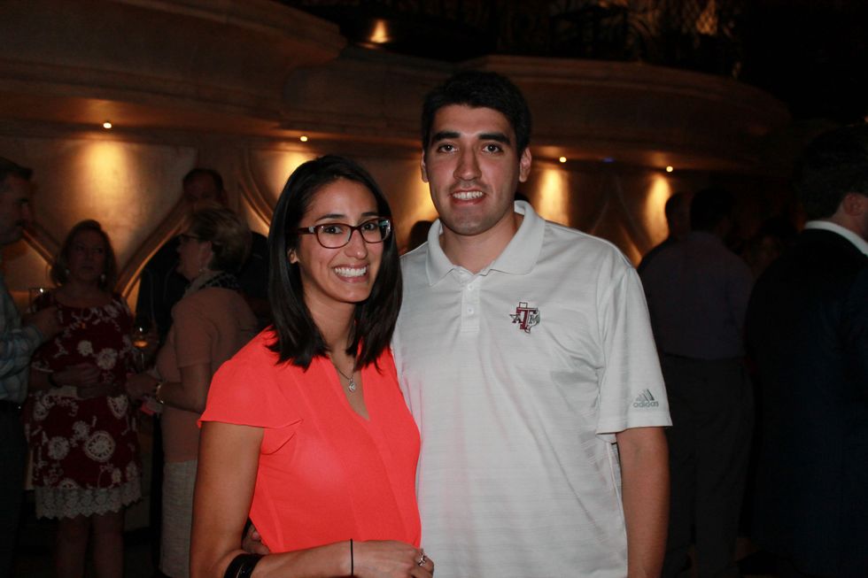 Cathy Garza and Juan Ibarra at the Friends of St. Jude Spring Happy Hour March 2015