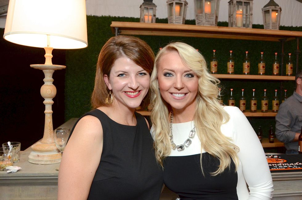 Catie Brow, left, and Audrey Kimich at the Butler Brothers party November 2014