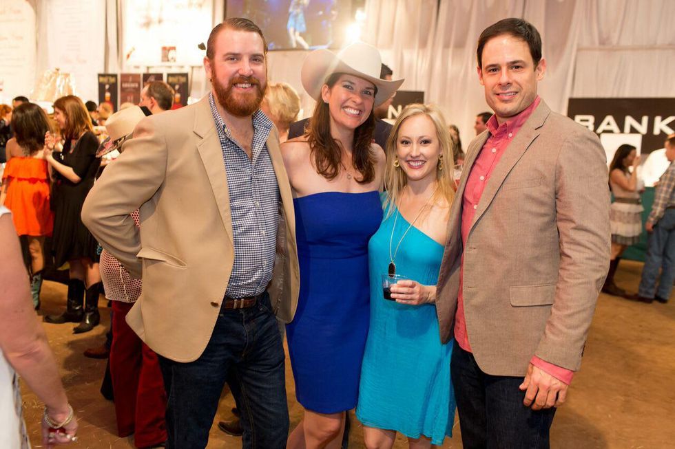 Cattle Baron's Ball 2015 Jennie Simmons, Kurt Toedel, Katie Chachere, Mason Hester