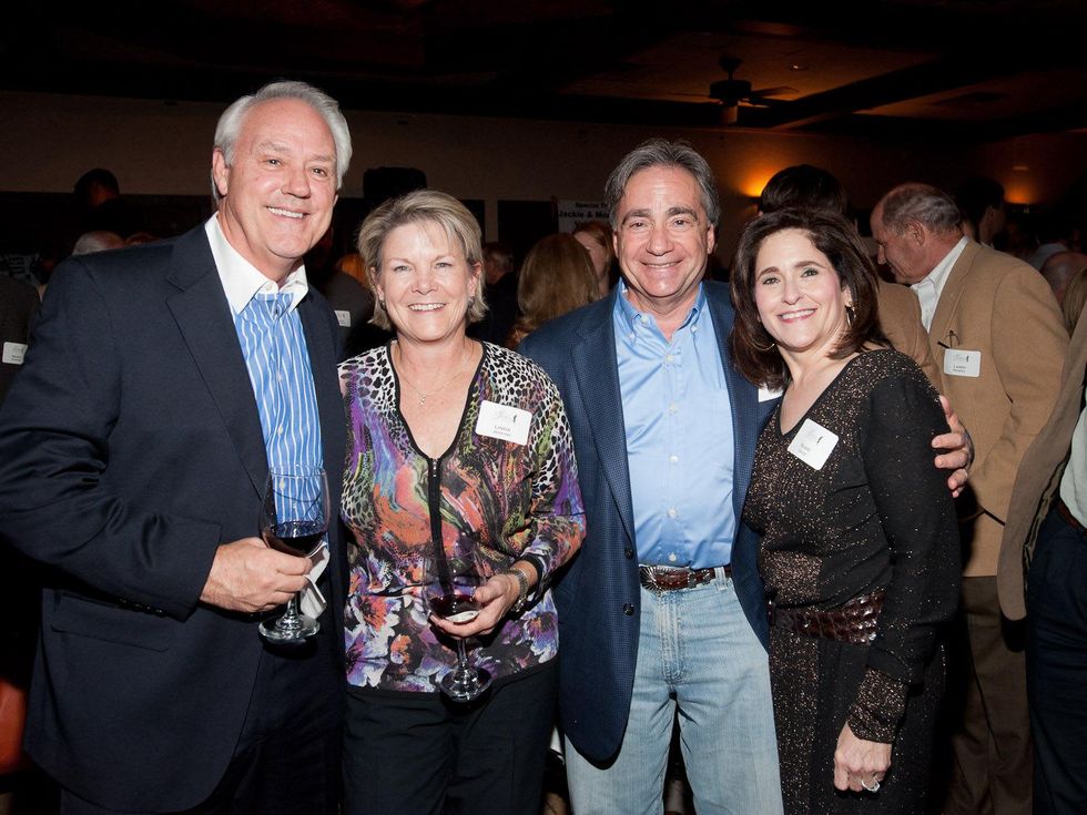 Cattle Baron's Gentlemen's Committee party, February 2013, Charlie Jenkins, Linda Jenkins, Paul Gold, Susie Gold