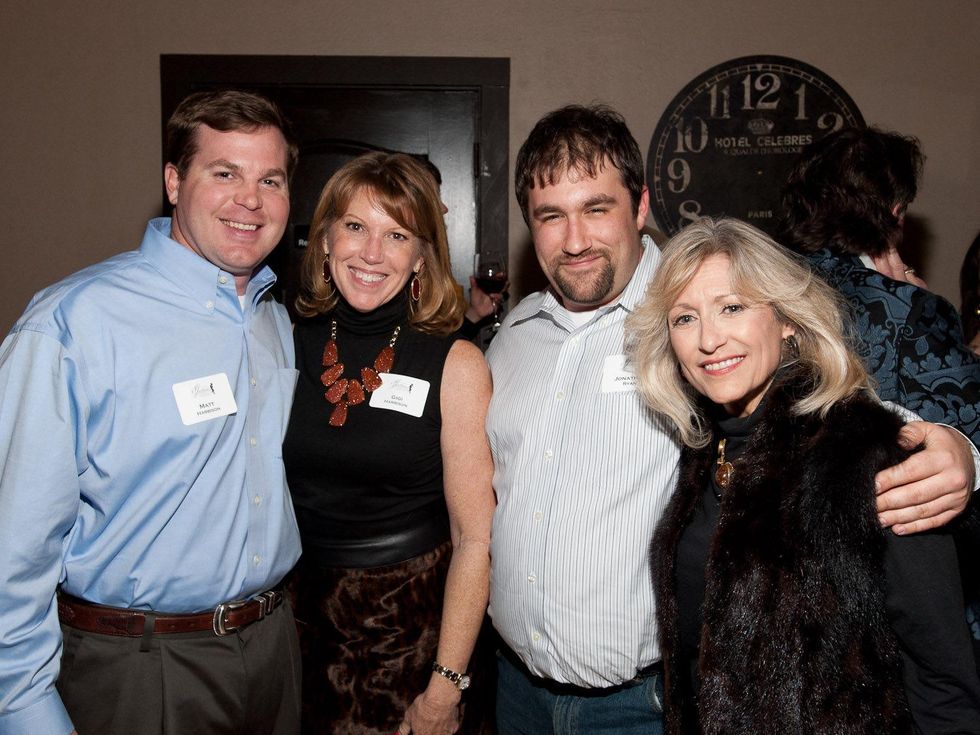 Cattle Baron's Gentlemen's Committee party, February 2013, Matt Harbison, Gigi Harbison, Jonathan Ryan, Susan Ryan