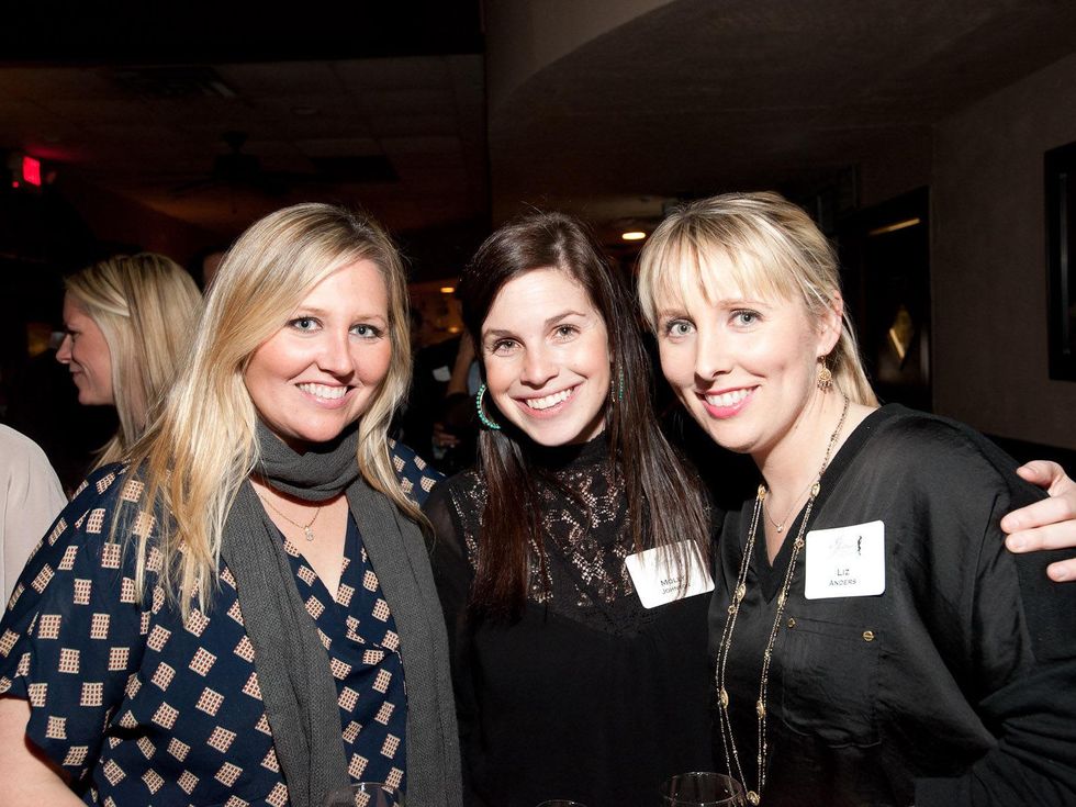 Cattle Baron's Gentlemen's Committee party, February 2013, Meredith Riddle, Molly Johnson, Liz Anders