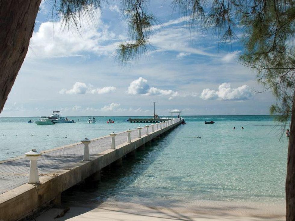 Cayman Islands ocean pier
