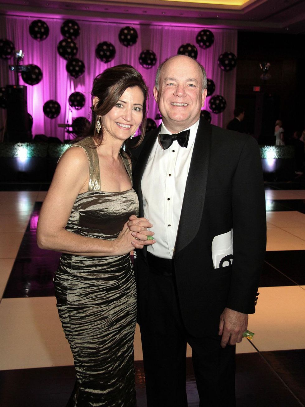 Cece McCann and Brian Parsley at West University Park Lovers Ball February 2014