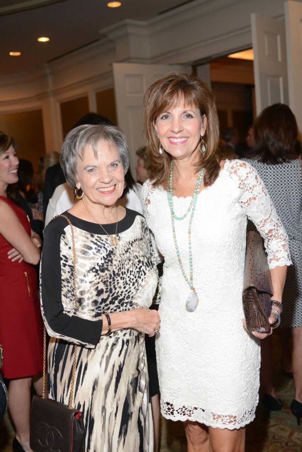 Cecille Burr, left, and Dana Strake at the Amazing Place Luncheon October 2014