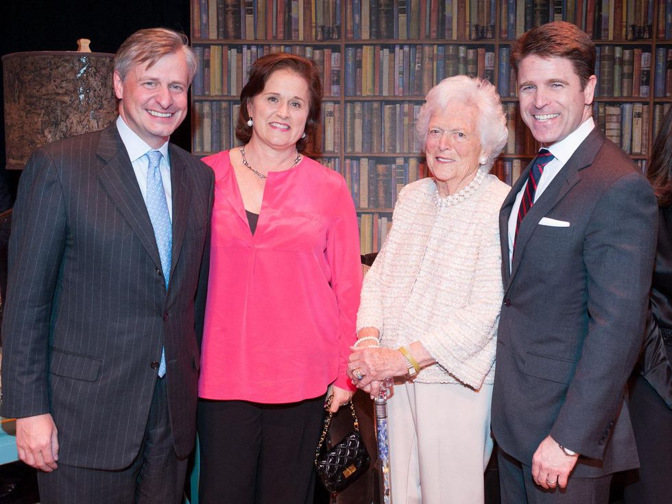 Celebration of Reading April 2013 Jon Meacham, Doro Bush Koch, Barbara Bush and Brad Thor