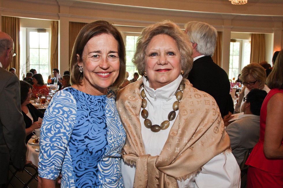 Center for Contemporary Craft luncheon May 2013 Andrea White and Phyllis Childress