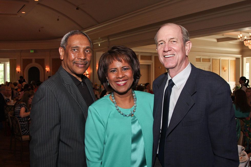 Center for Contemporary Craft luncheon May 2013 John Guess Jr., Melanie Lawson and Brad Boucher