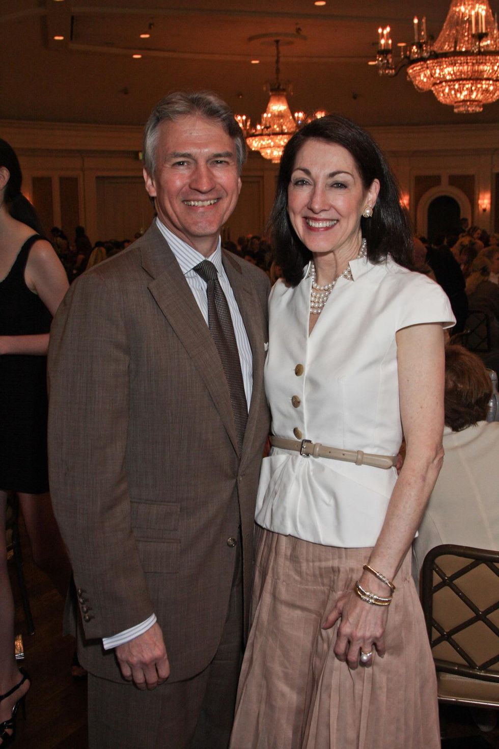 Center for Contemporary Craft luncheon May 2013 Sanford Criner and Susie Criner