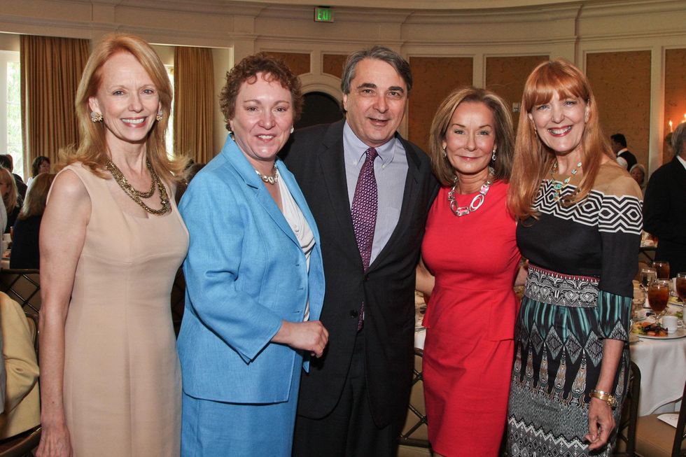 Center for Contemporary Craft luncheon May 2013 Susan Krohn, Julie Farr, Mark Wawro, Melanie Gray, Gracie Cavnar