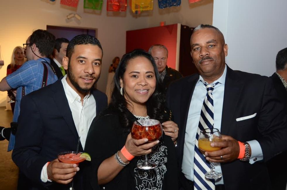 Center for Contemporary Craft, Margarita Madness, Jan. 2016, Blaize, Naomi and Kendrick Middleton
