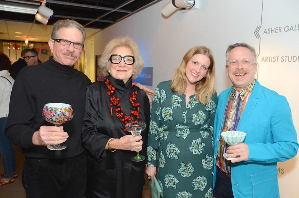 Center for Contemporary Craft, Margarita Madness, Jan. 2016, Marshal Lightman, Phyllis Childress, Rosemary Price, Edward Lane McCartney