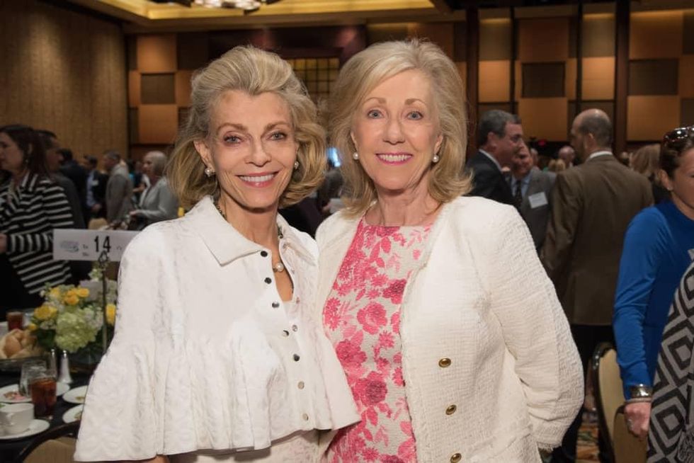 Center for Houston's Future luncheon, March 2016, Alice Burguieres, Catherine Mosbacher