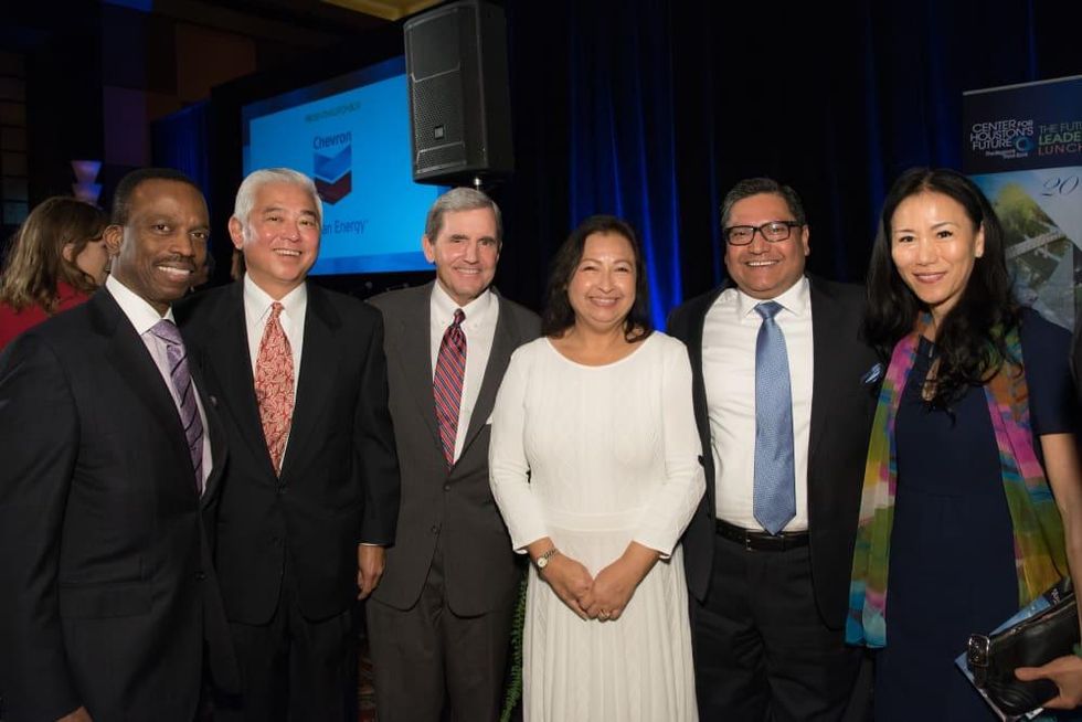 Leading philanthropist stirs Center for Houston's Future luncheon crowd ...