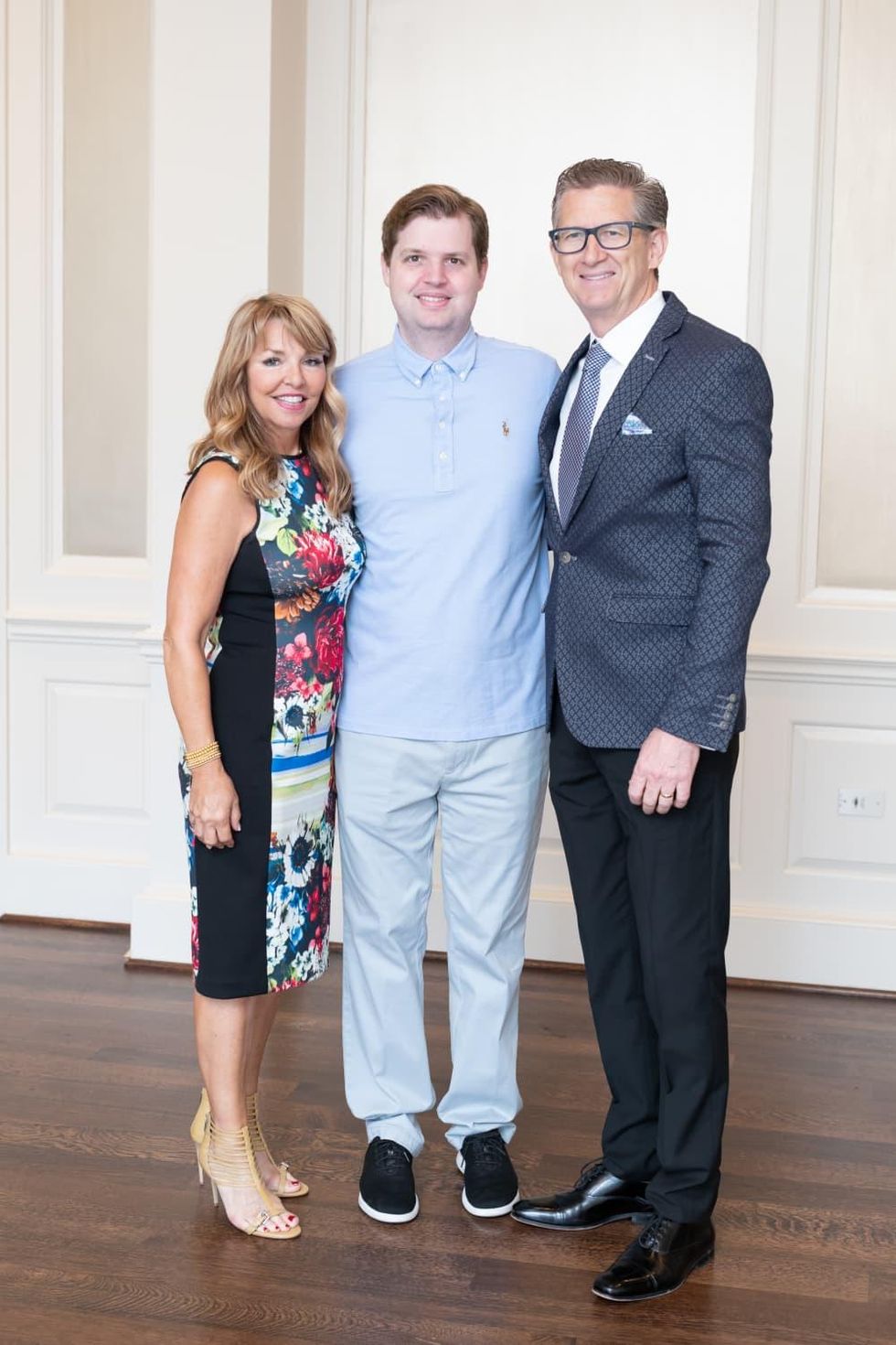 Center for Pursuit Luncheon 2022 Event Chairs: Tracey and John L Buckley with son Patch