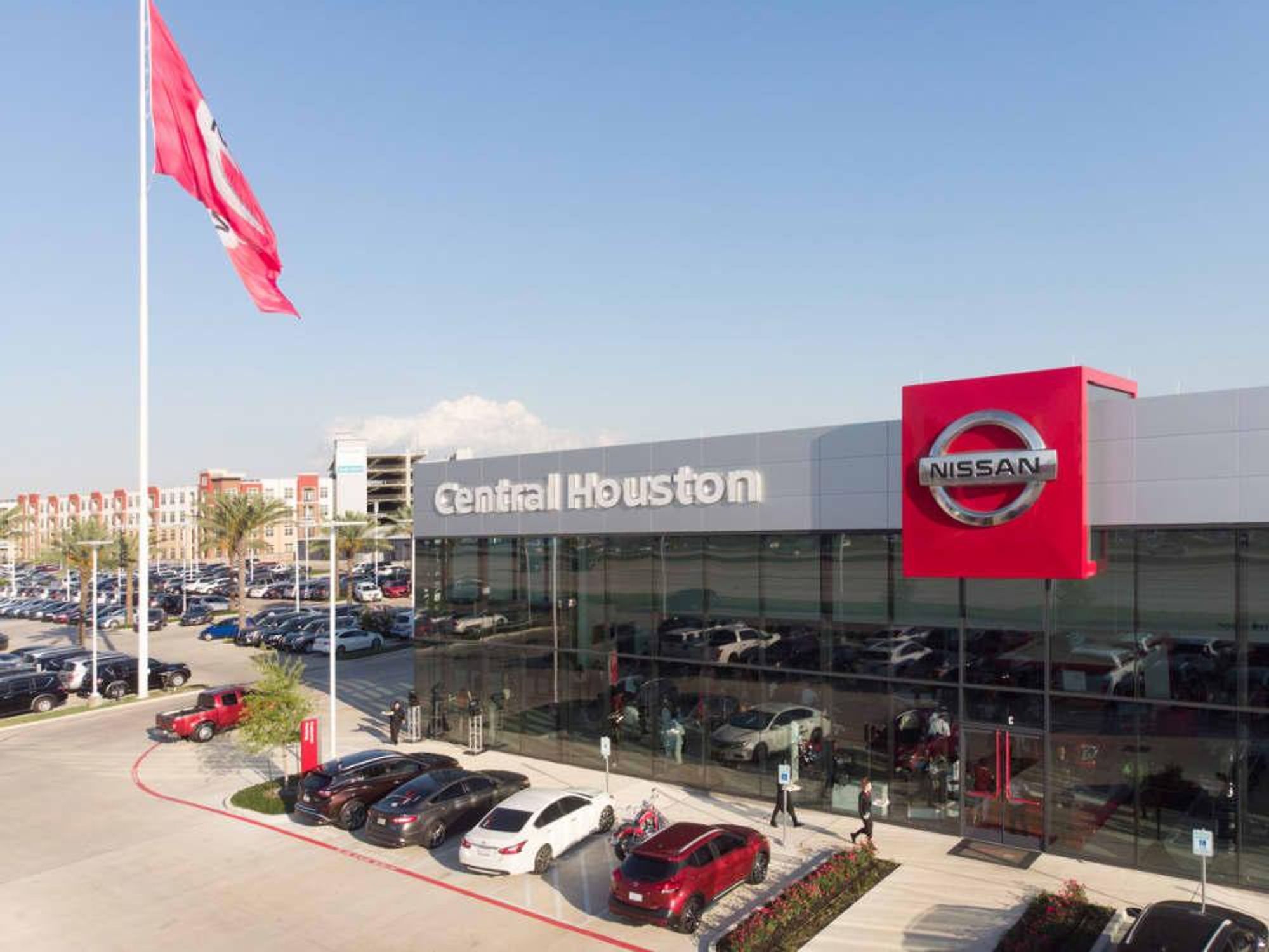 Central Houston Nissan exterior outside