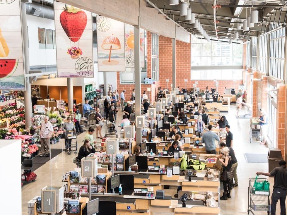 Central Market Houston checkout and floral