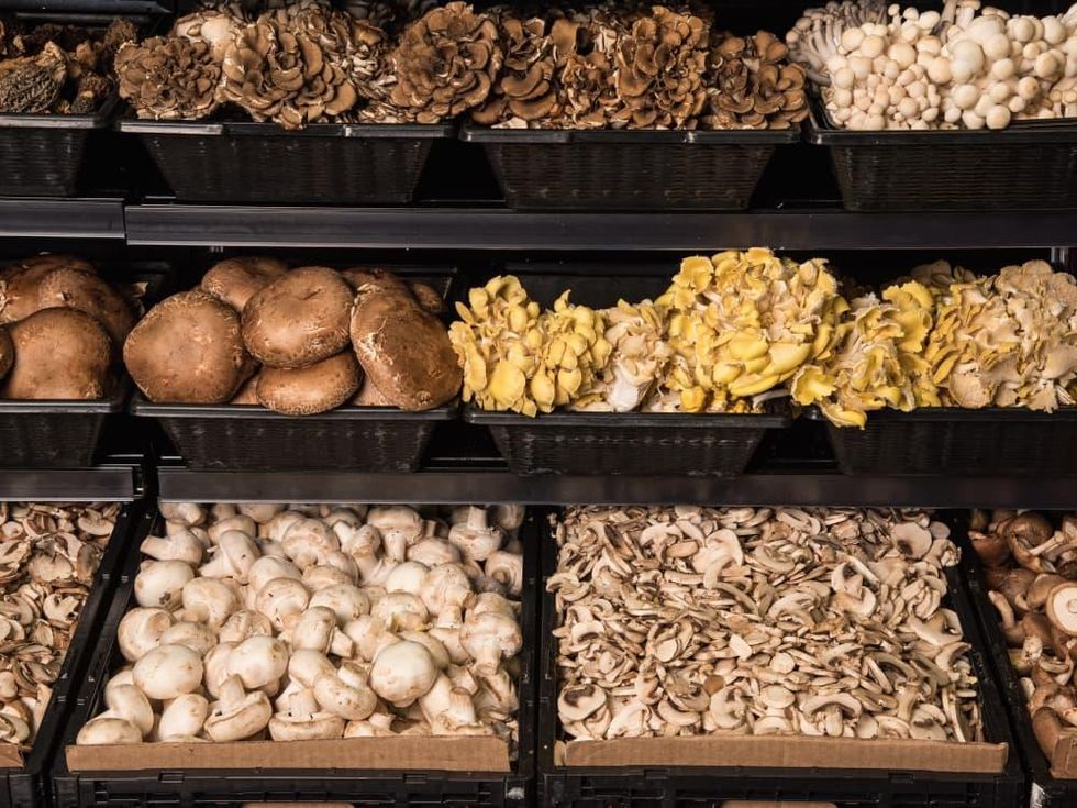 Central Market Houston mushrooms