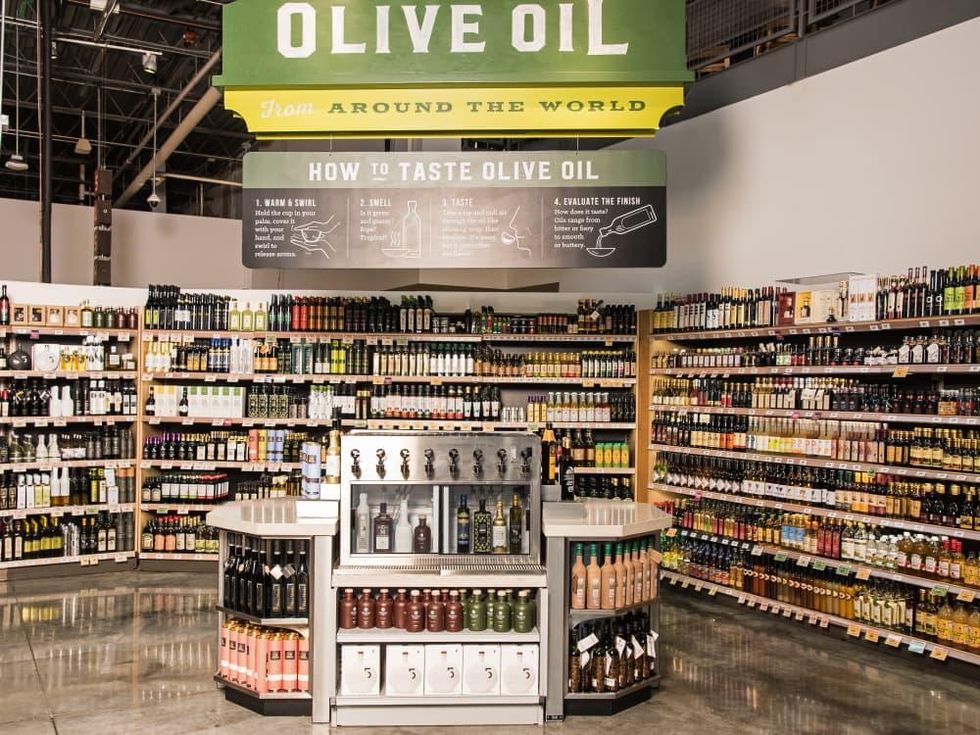 Central Market Houston Olive Oil bar