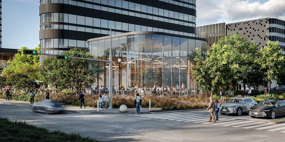 Central Park Post Oak Buck & Rider rendering