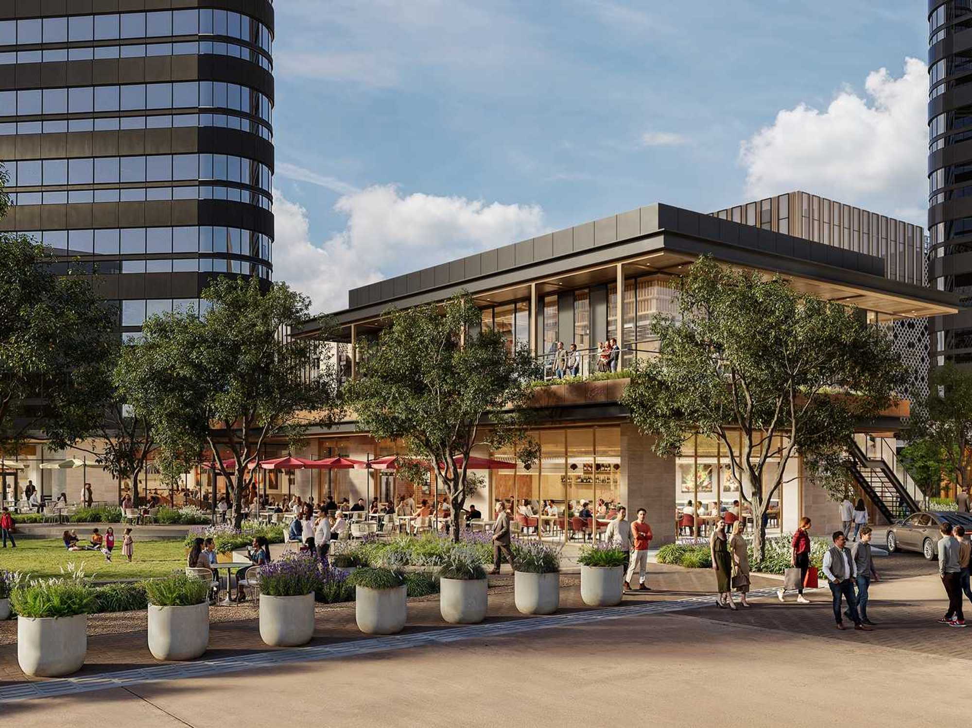 Central Park Post Oak rendering