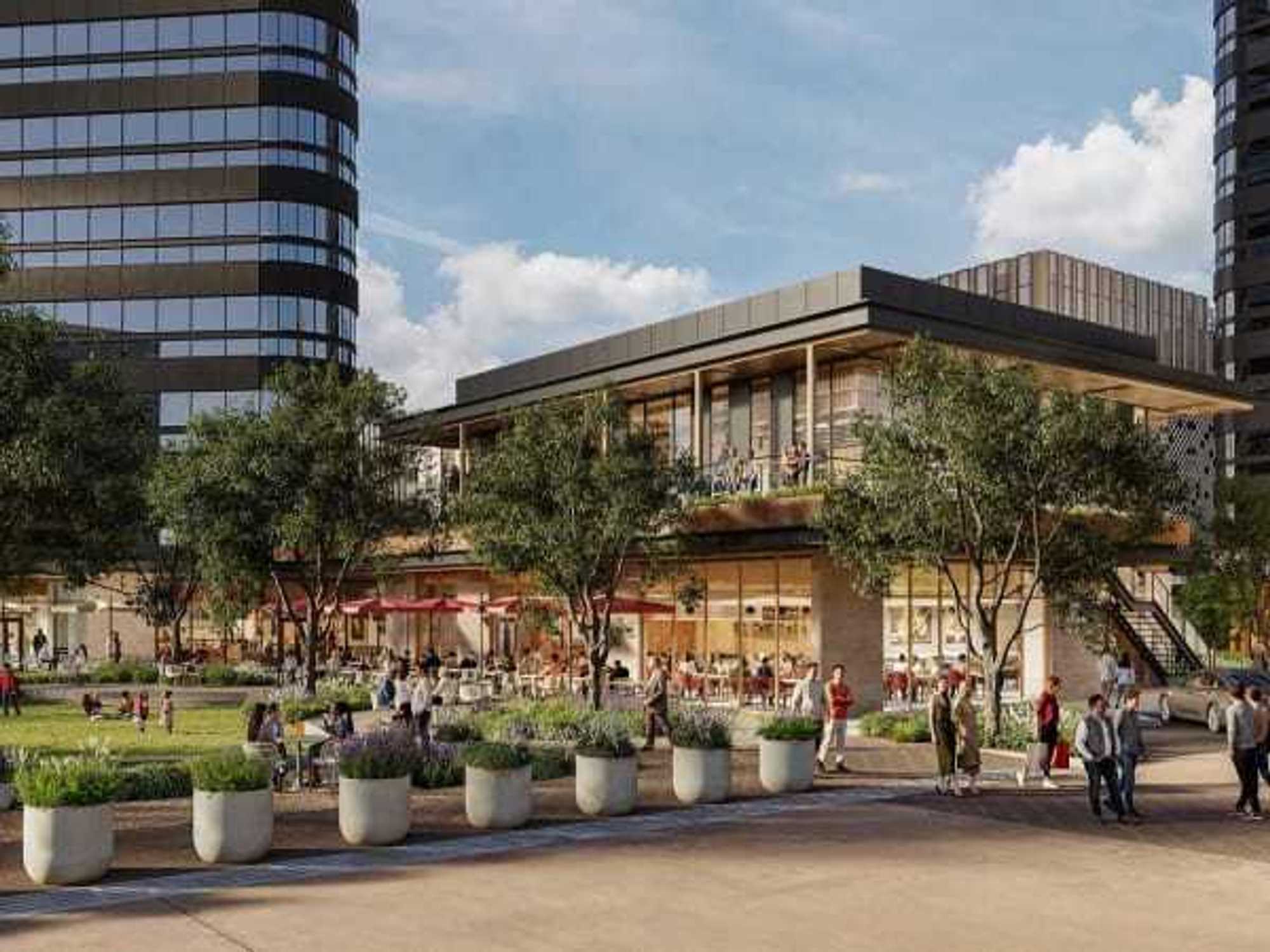 Central Park Post Oak rendering