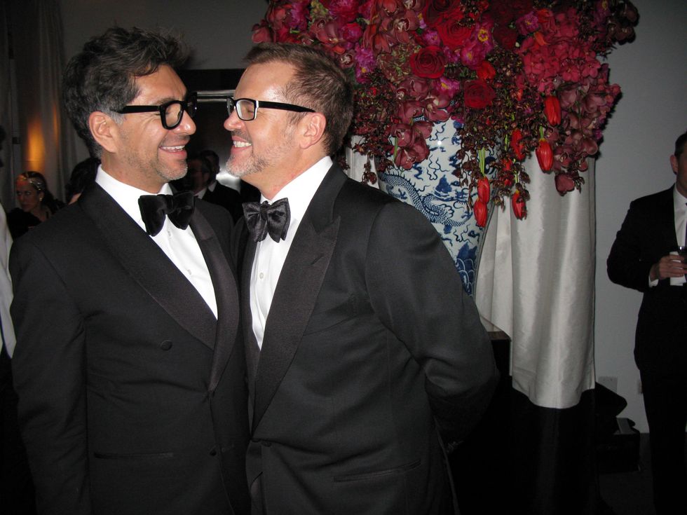 Ceron and Todd Fiscus at their wedding in New York