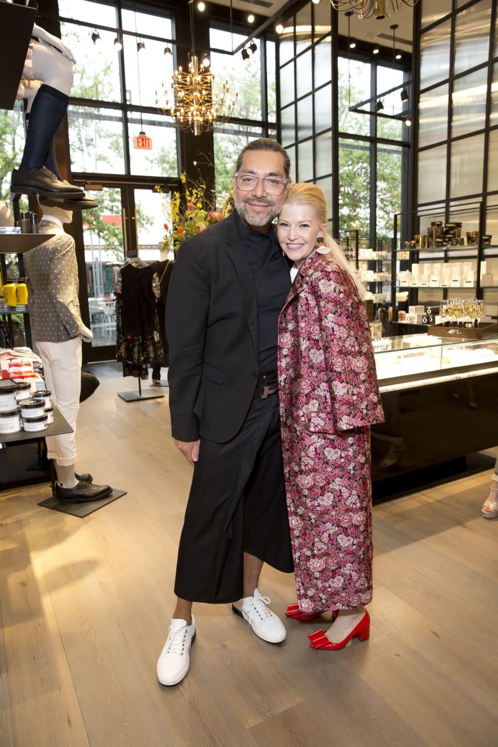 Ceron, Missy Peck at Adam Lippes luncheon