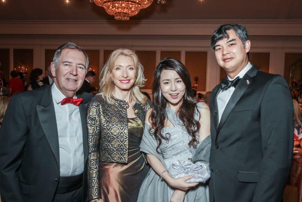 Champagne & Chocolat gala, Feb. 2016, Alain LeNotre, Marie LeNotre, Jane Seam, Sujiro Seam