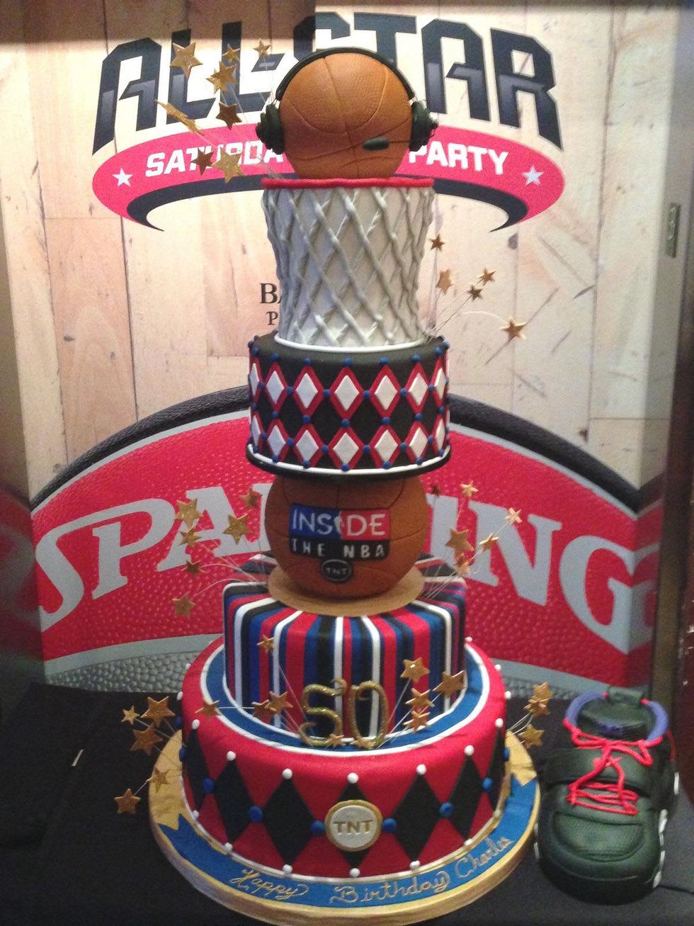 Charles Barkley, birthday cake, February 2013