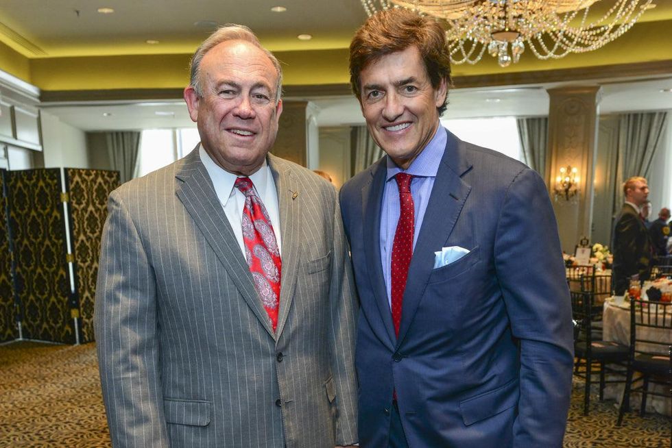 Charles Neff, left, and Nick Florescu at the Crime Stoppers luncheon May 2014
