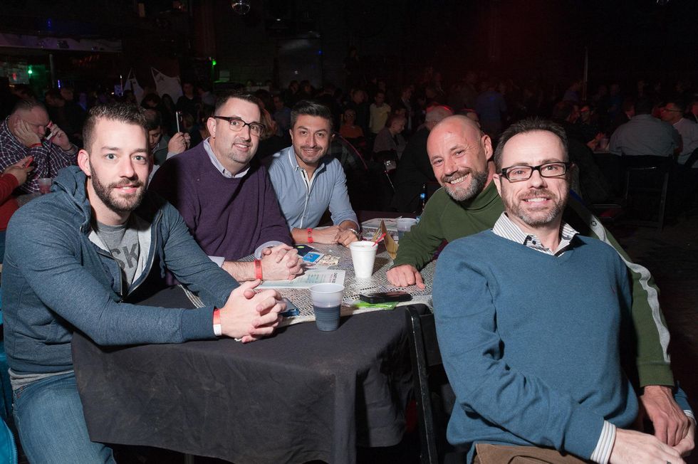 Charles Swan, Dr. Scott Allen, Oscar Perez, Douglas Sorensen, Travis Springfield at Charity in Song featuring Book of Mormon cast