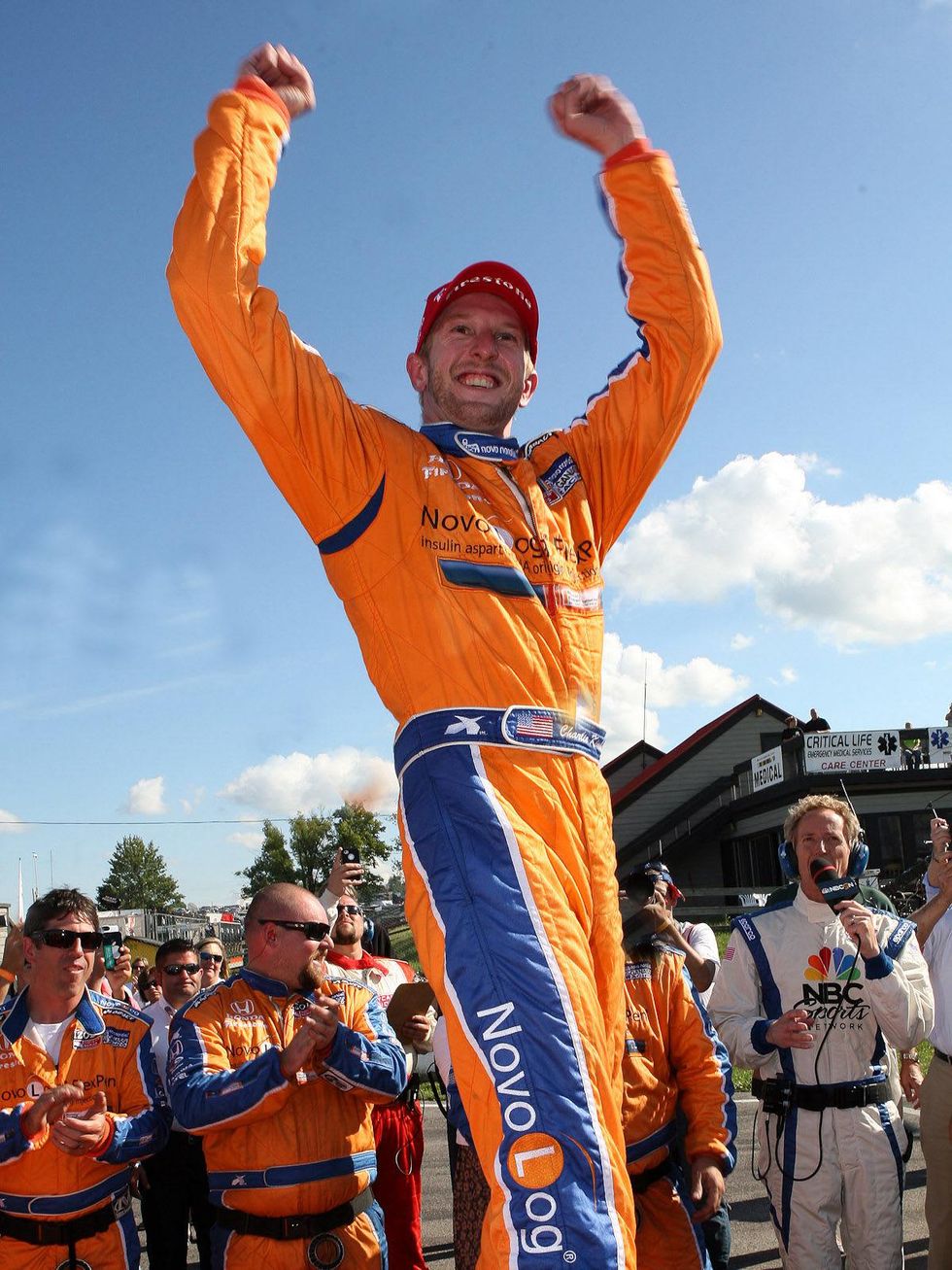 Charlie Kimball race car driver September 2013