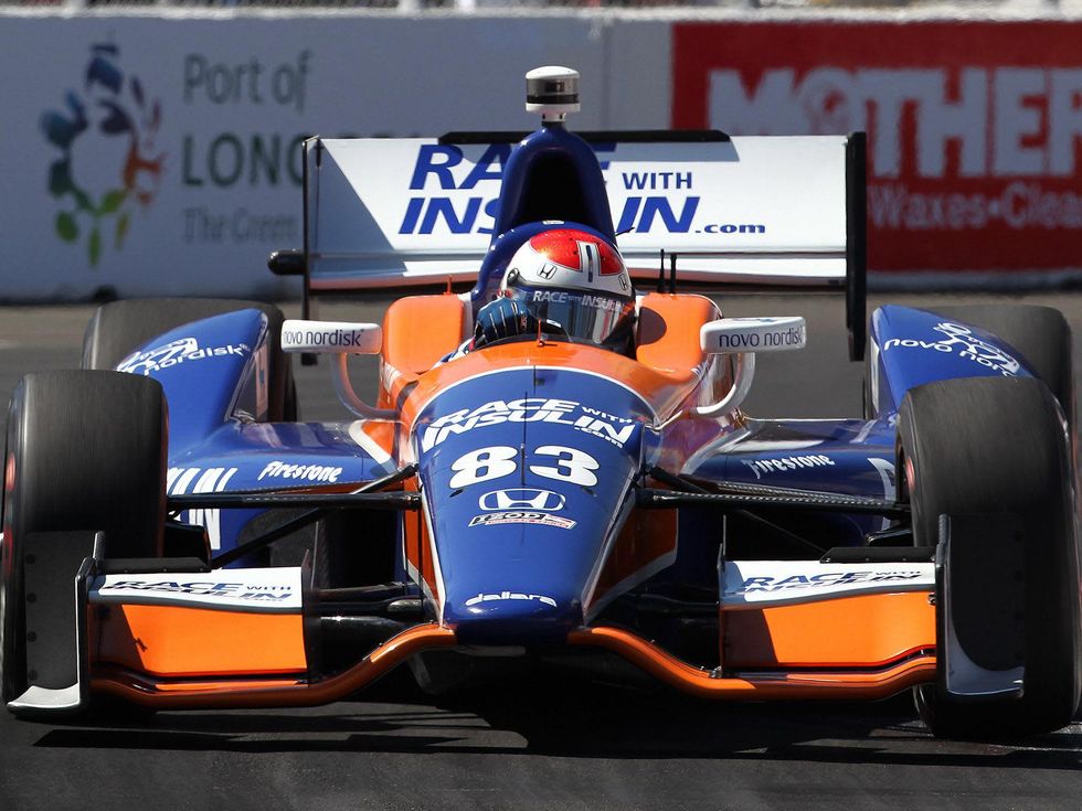 Charlie Kimball race car driver September 2013