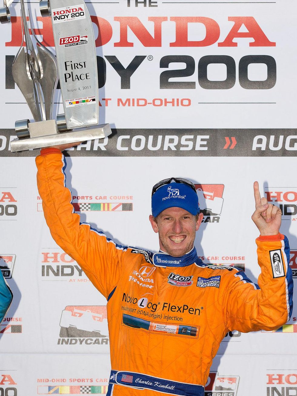 Charlie Kimball race car driver September 2013