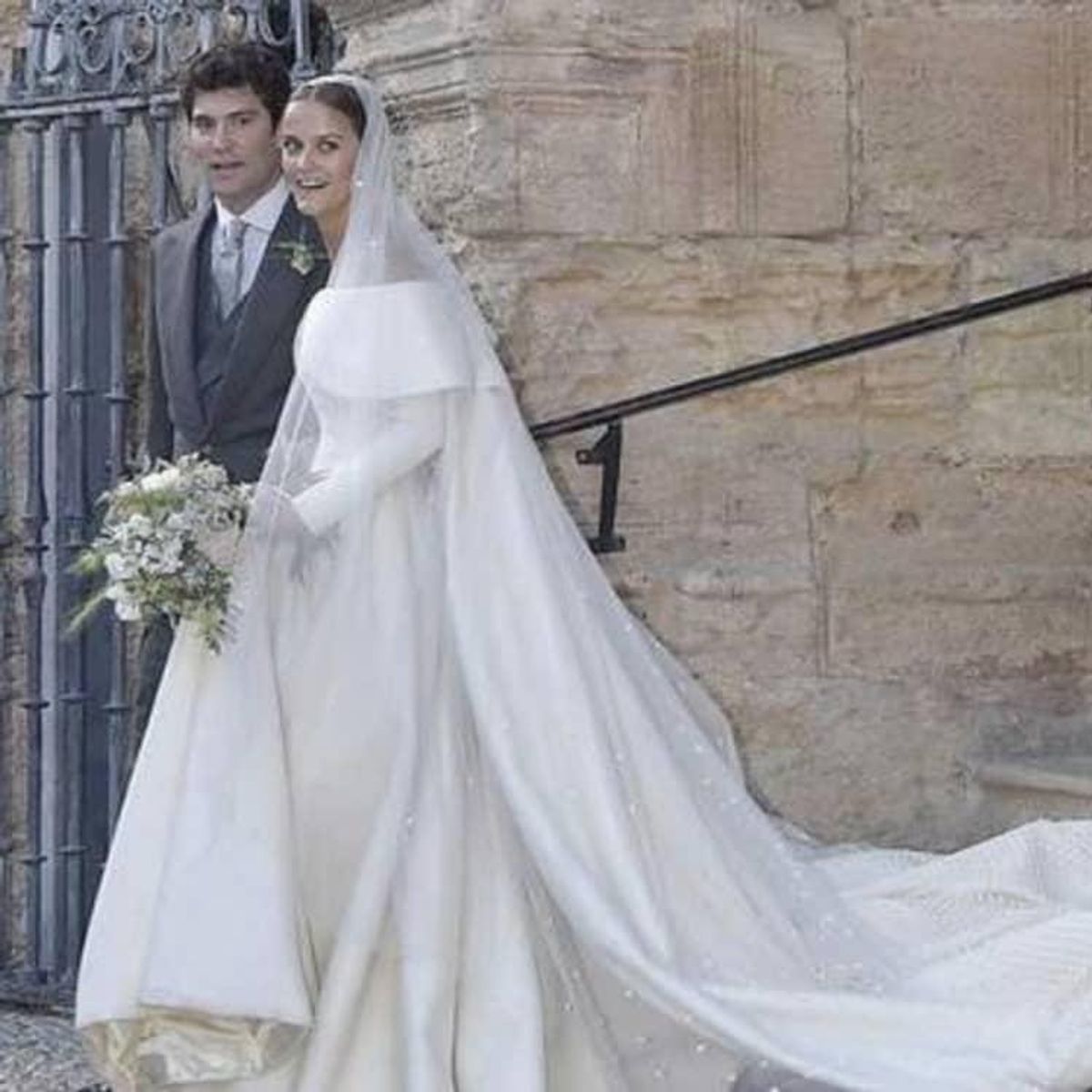 lady charlotte wellesley wedding dress Habitually Chic Wedding of the Year