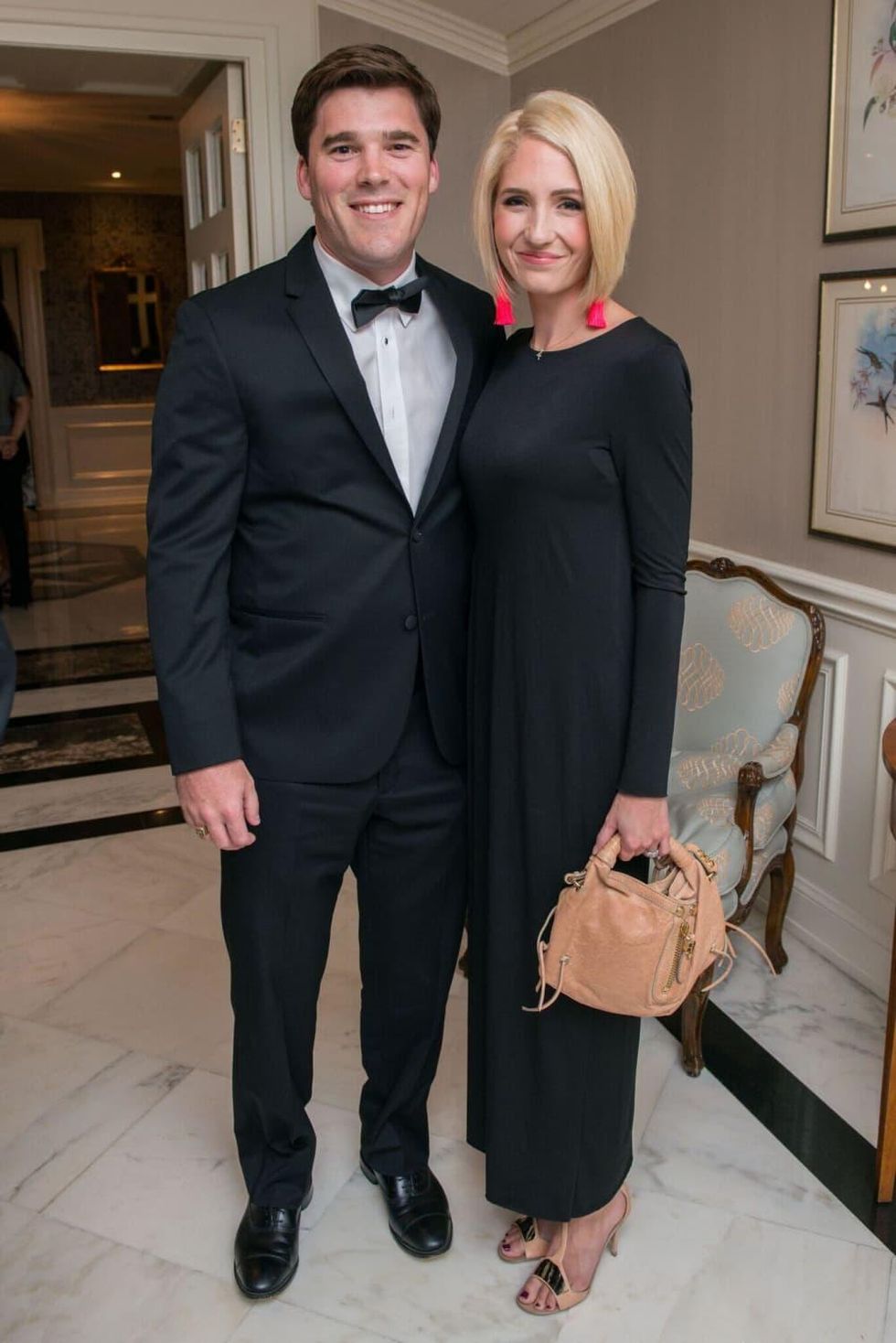 Chase Clements and Lauren Clements at Rice Honors Gala